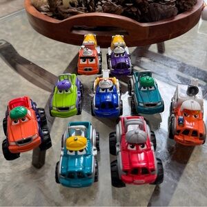 Tonka Chuck & Friends Toddler Preschooler Colorful Toy Vintage 2000 Trucks Set